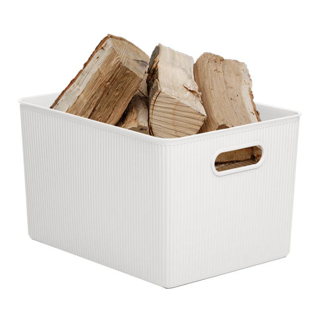 TATAY STORAGE BASKET 38.5X29.4X23CM 22L WHITE