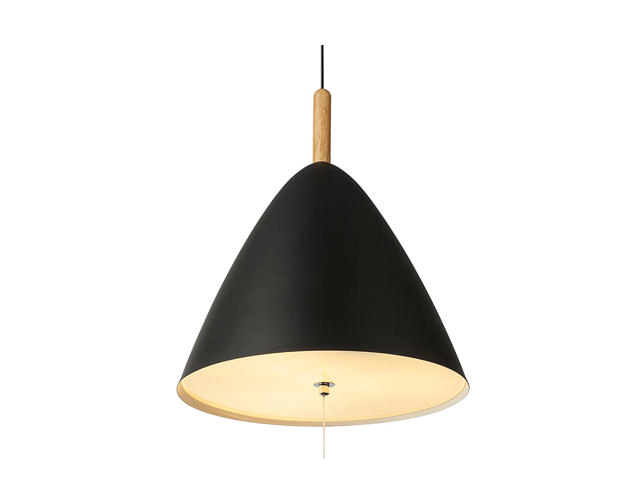 GLOBO 'PURA' PENDANT LIGHT BLACK 3xE27 Ø330MM 