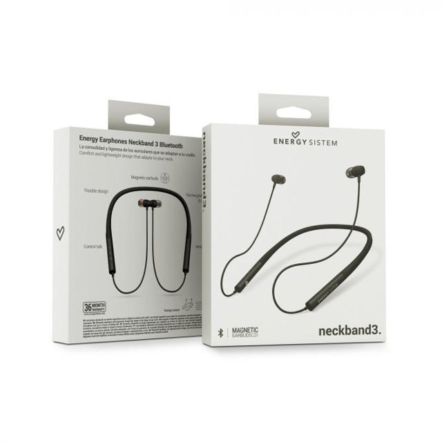 ENERGY S 445196 EARPHONES NECKBAND 3 BLACK