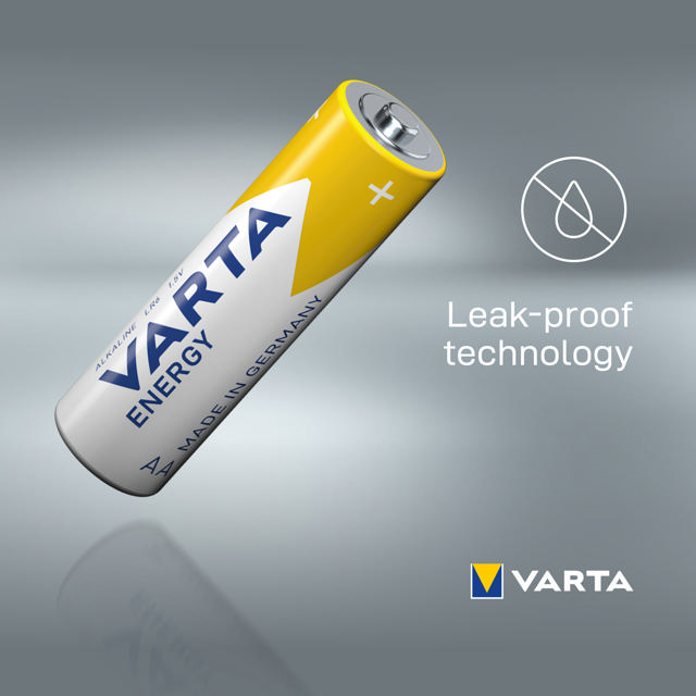 VARTA ENERGY ALKALINE BATTERIES AA, MIGNON, LR6, 1,5V, 2-PACK