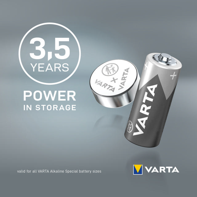 VARTA ALKALINE V13GA, LR44 (SPECIAL BATTERY, 1,5V) PACK OF 1