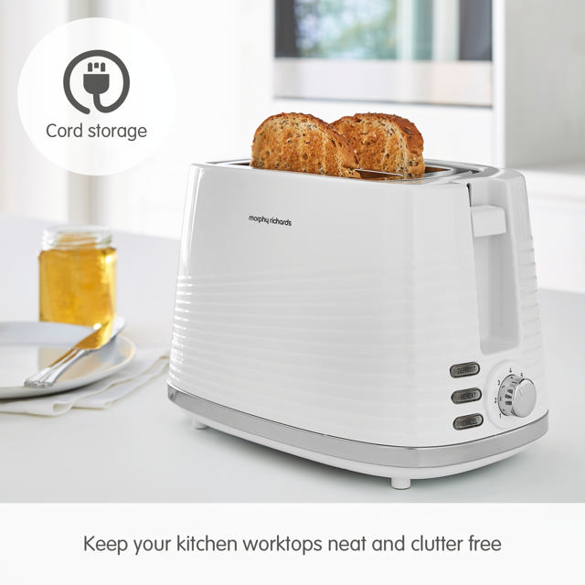 MORPHY RICHARDS 2SLICE TOASTER WHITE