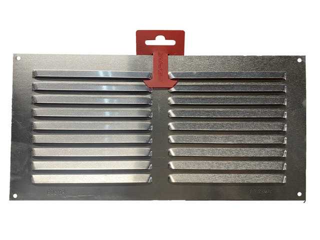 VENTILATOR AIR GRILL 0.6MM 15X30CM NATURAL SILVER