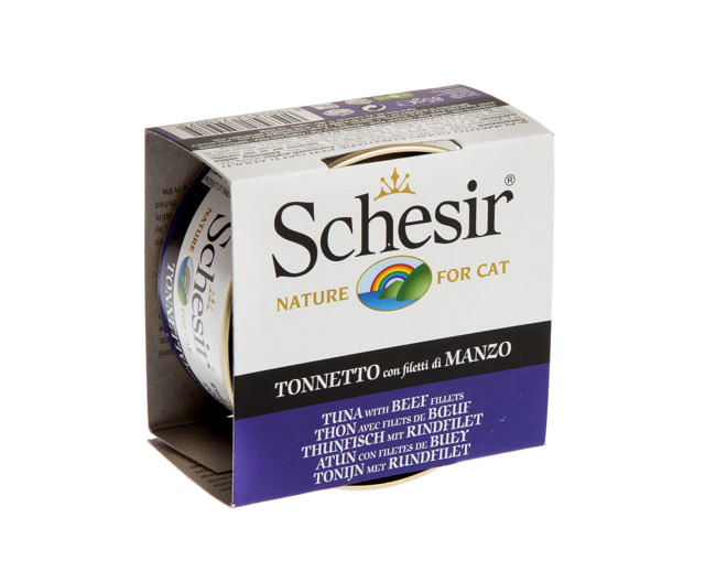 SCHESIR SR CAT BRINE W RICE T&BEEF