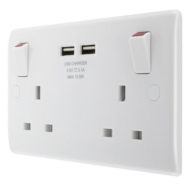 BG NEXUS 822U3 USB  SOCKET 2USB 3,1A