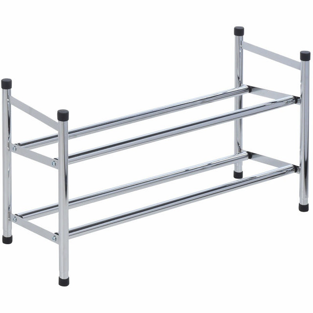 SHOE RACK WITH 2 LAYER 62-115CM TELESCOPIC