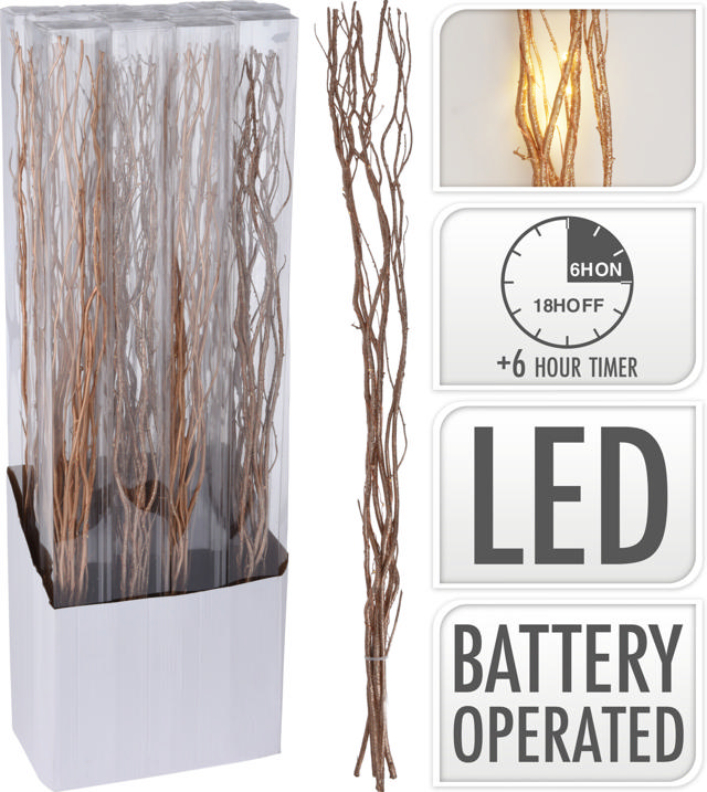 WILLOW BRANCHES 75CM 24LED