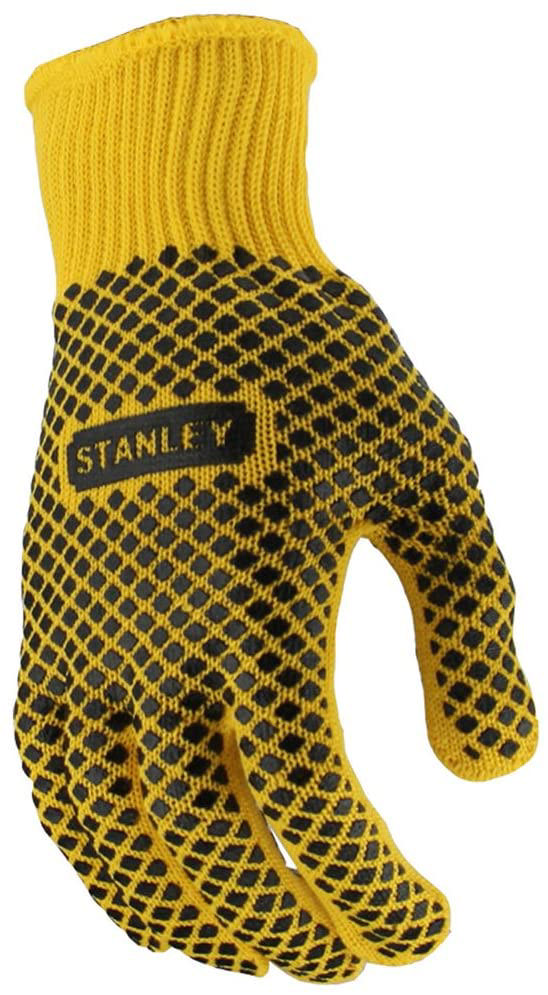 STANLEY MICRO DOT GRIPPER WORK GLOVES LARGE