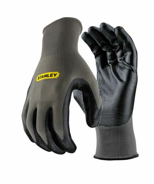 STANLEY STICKY NITRILE GLOVE LARGE