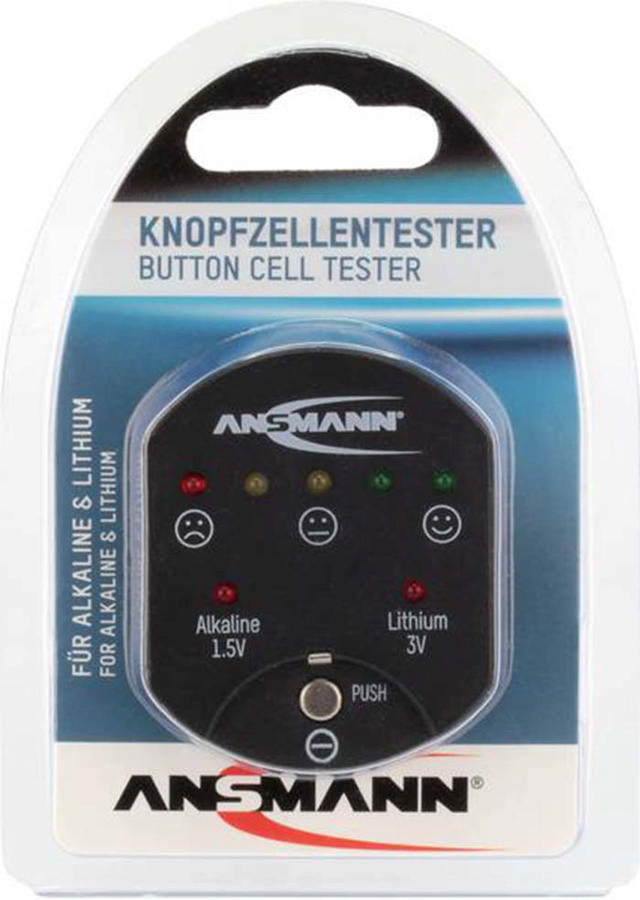 ANSMANN 1900-0035 BATTERY TESTER CELL READING RANGE POWER 1.5/3V