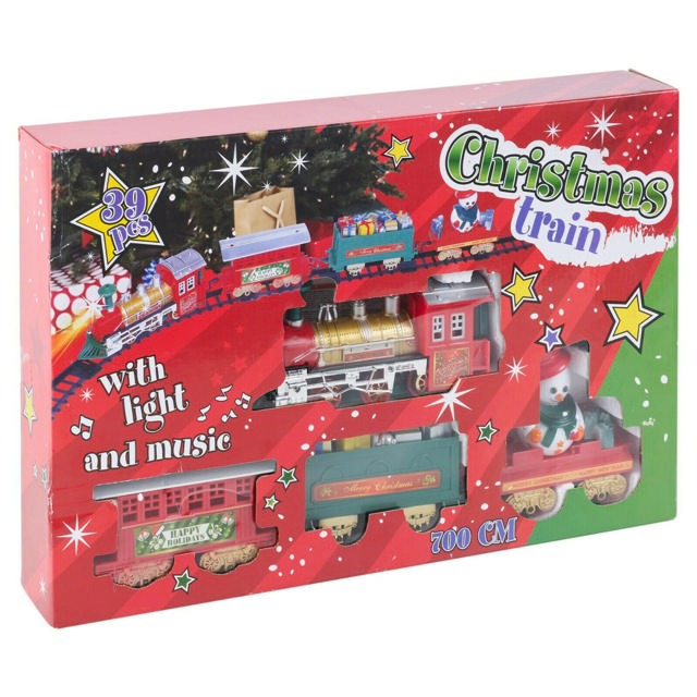 TRAIN XMAS SET OF 39PCS