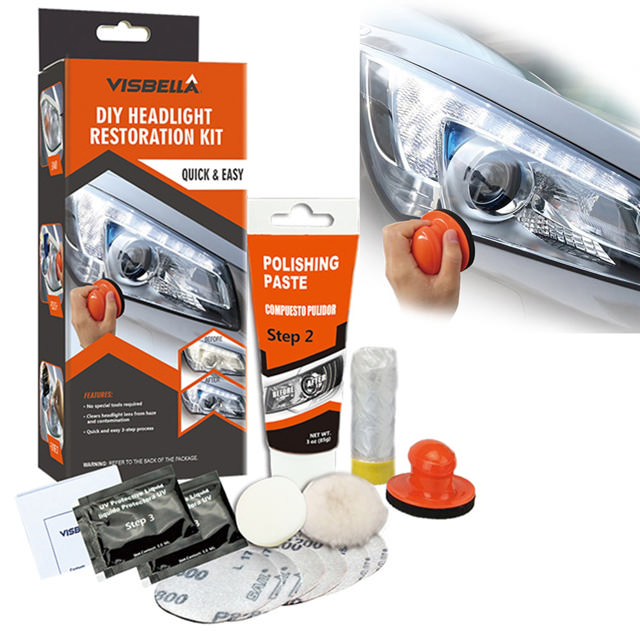 VISBELLA DIY HEADLIGHT RESTORATION KIT MANUAL