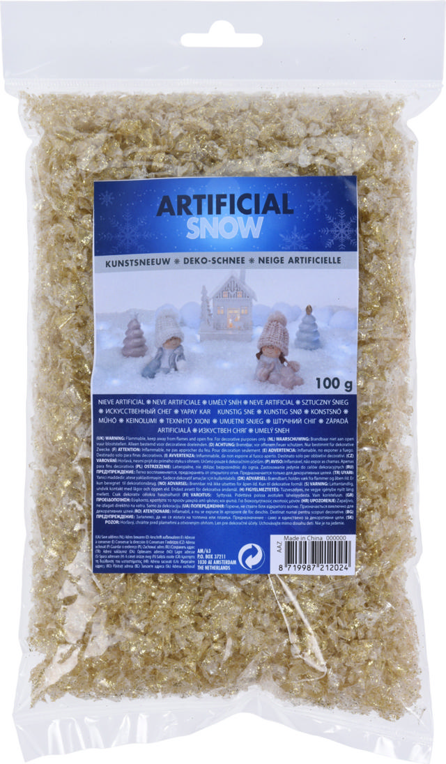 SCATTER SNOW 100 GRAM GOLD