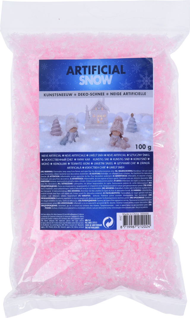 SCATTER SNOW 100 GRAM PINK