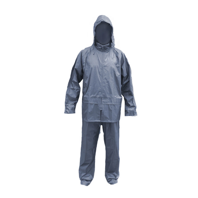 H&C PVC RAIN SUIT PVC 150T BLUE L