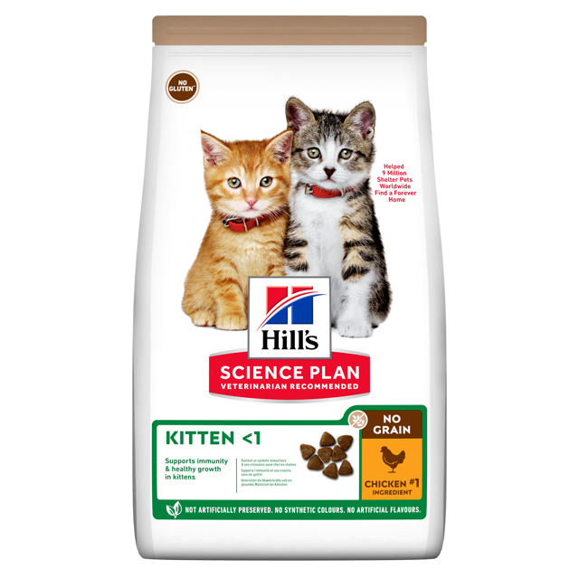 HILLS SCIENCE PLAN KITTEN NO GRAIN CHICKEN 1.5KG