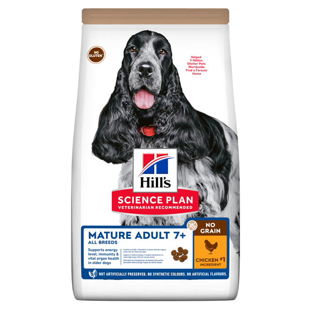 HILLS SCIENCE PLAN CANINE ADULT NO GRAIN MATURE CHICKEN 2.5KG