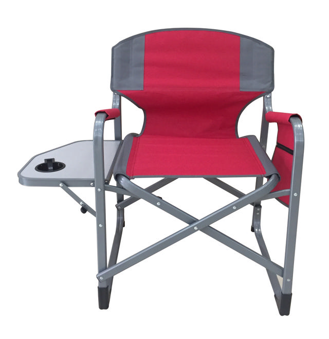 CAMP & GO EVEREST CAMPING CHAIR RED/GREY