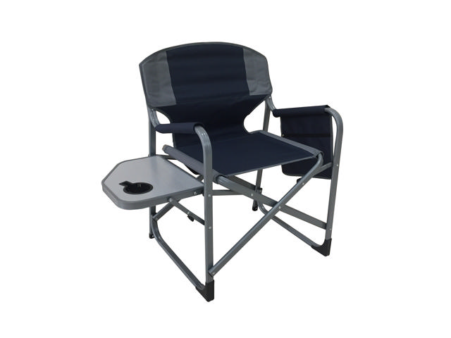 CAMP & GO EVEREST CAMPING CHAIR BLUE/GREY