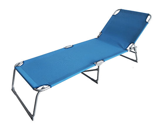 RELAX BEACH BED TEXTLINE BLUE 189X56X28CM