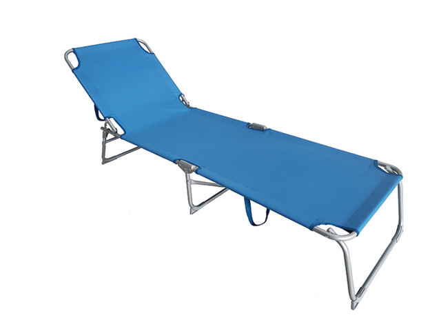 RELAX BEACH BED TEXTLINE BLUE 189X56X28CM