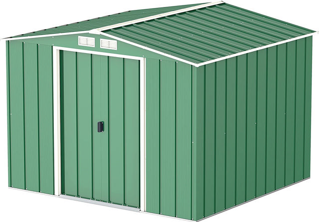  DURAMAX ECO METAL SHED 8X8FT GREEN