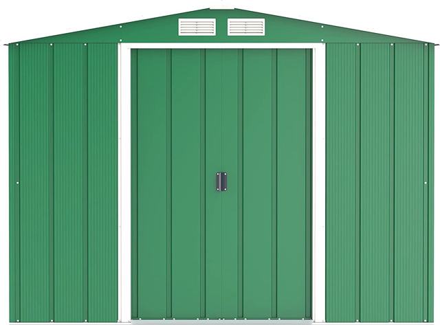  DURAMAX ECO METAL SHED 8X8FT GREEN