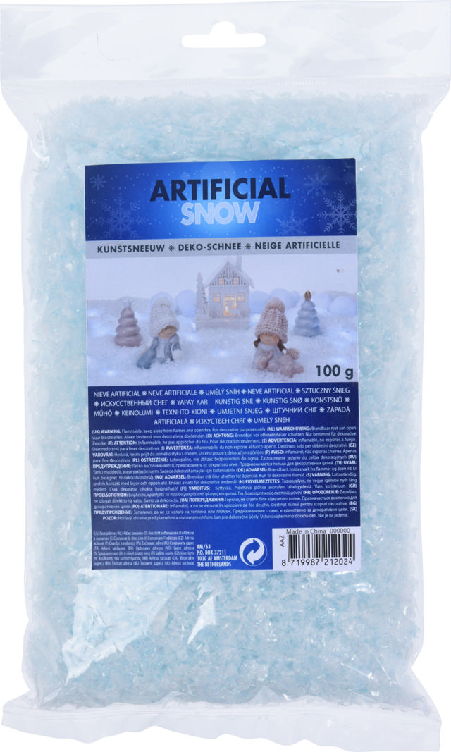 SCATTER SNOW 100GR ICE BLUE