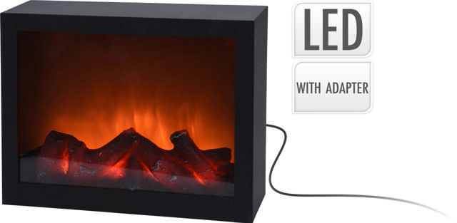 FIREPLACE LED 29X23CM