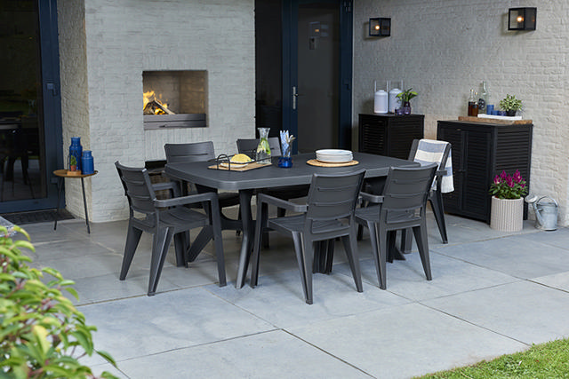 KETER BALTIMORE TABLE ANTHRACITE