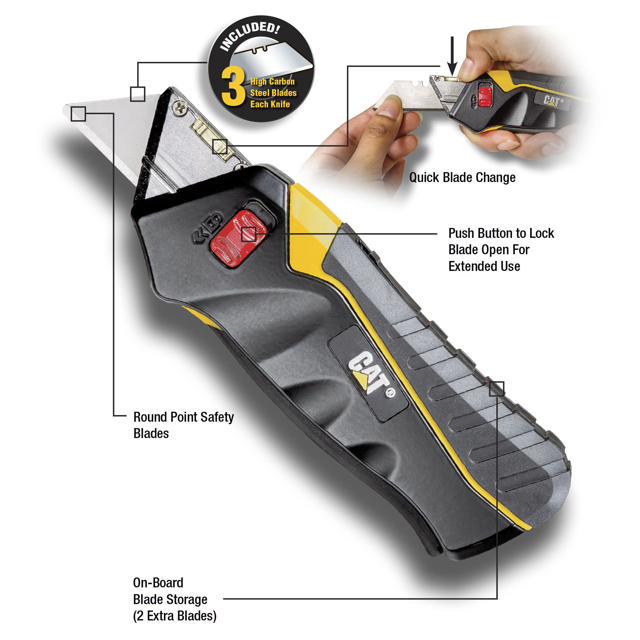 CAT SAFETY UTILITY KNIFE