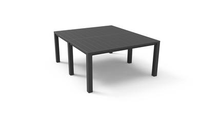 KETER JULIE DOUBLE TABLE GRAPHITE