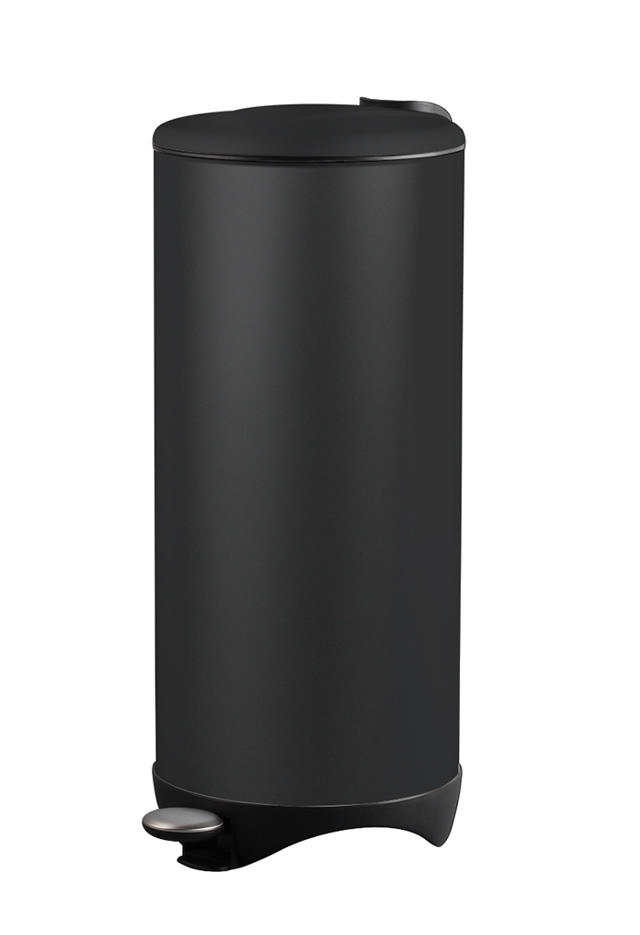 VEGAS PEDAL BIN 30LT MATT BLACK