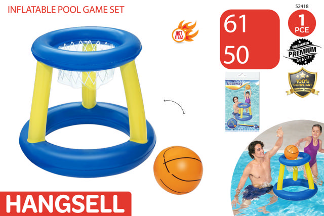 BESTWAY 52418 SPLASH N HOOP WATER GAME 61CM