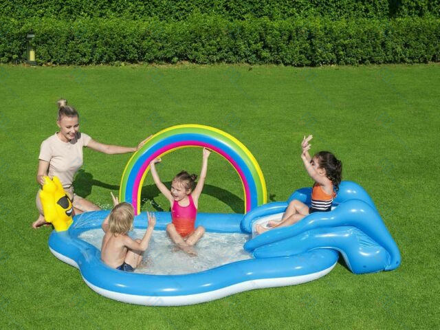 BESTWAY 53092 RAINBOW KIDS POOL 257X145X91CM