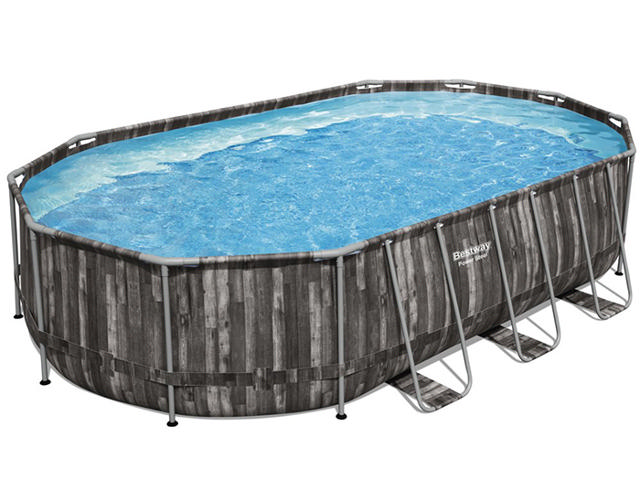 BESTWAY 5611R POWER STEEL OVAL FRAME POOL 610X366X122CM