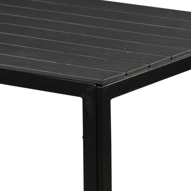 CALIFORNIA RECTANGULAR TABLE 160X80CM ANTHRACITE 