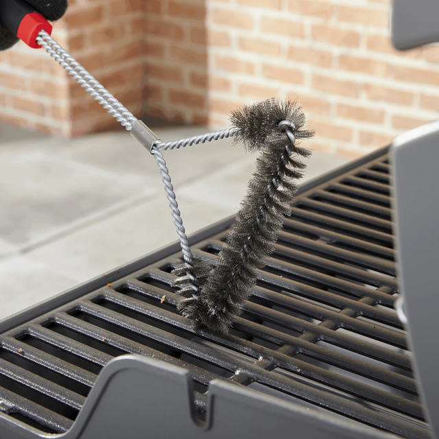 WEBER 3 SIDED GRILL BRUSH 46CM