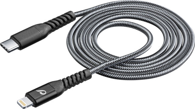 CELLULAR LINE CABLE USB-C TO LIGHTNING 1.2M BLACK