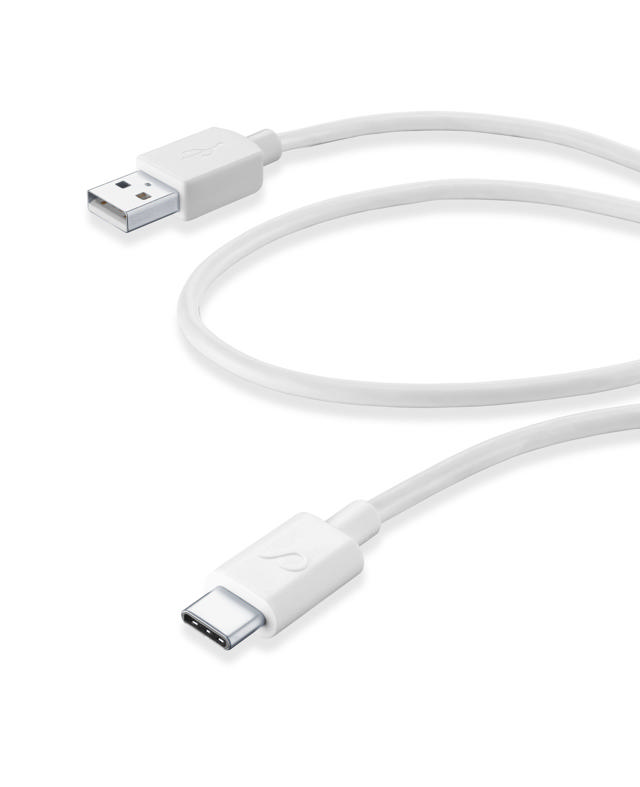 CELLULAR LINE USB A-TO USB-C 0.6M WHITE