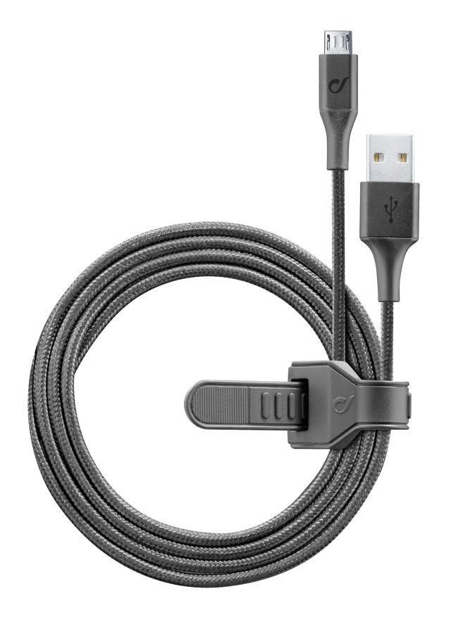 CELLULAR LINE CABLE USB-A TO MICRO-USB 1.2M BLACK