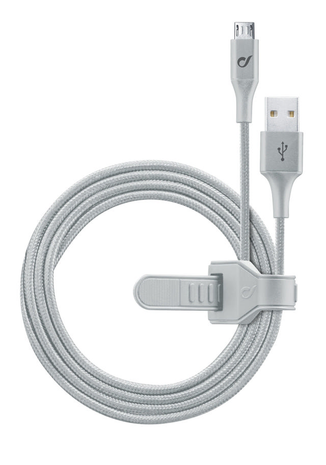 CELLULAR LINE CABLE USB-A TO MICRO-USB 1.2M GREY