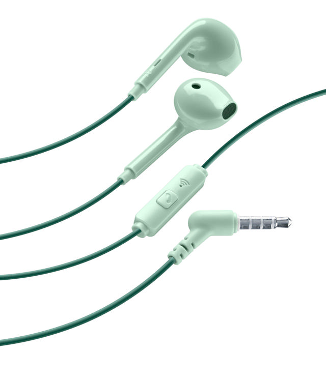 CELLULAR LINE UNIVERSAL WIRED HEADPHONES GREEN