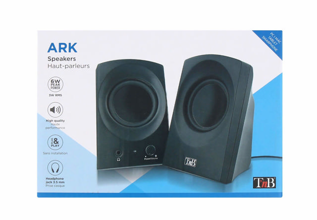 ARK 2.0 MULTIMEDIA SPEAKERS 6W BLACK