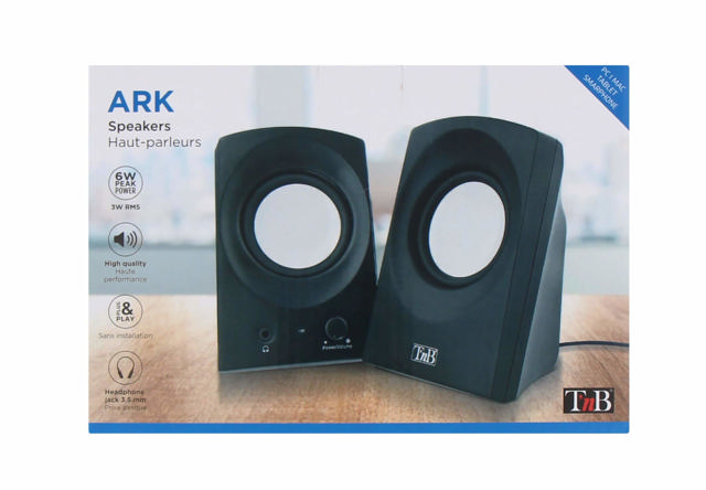 ARK 2.0 MULTIMEDIA SPEAKERS 6W WHITE