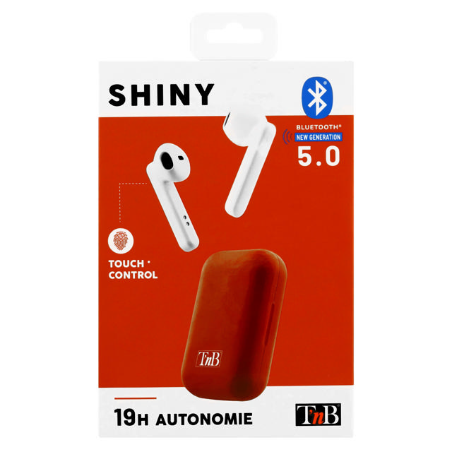 TNB SHINY BLUETOOTH EARBUDS RED