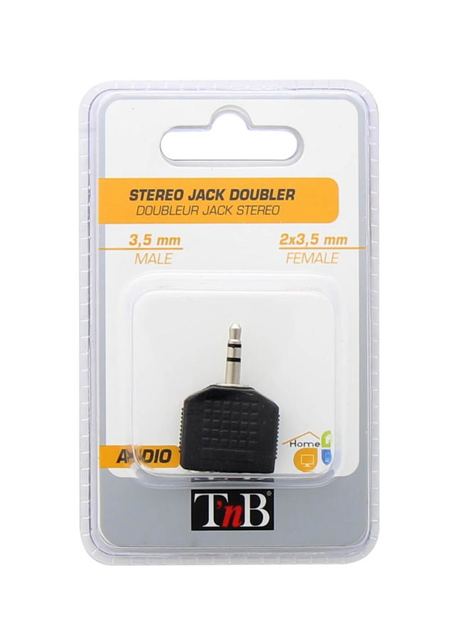 TNB JACK 3.5MM MALE STEREO JACK DOUBLER 3.5MM FEMALE