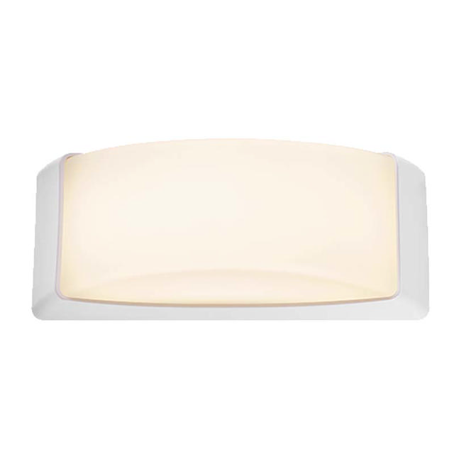 SUNLIGHT 1xE27 WALL LIGHT WHITE IP65 L320xW129xH130MM