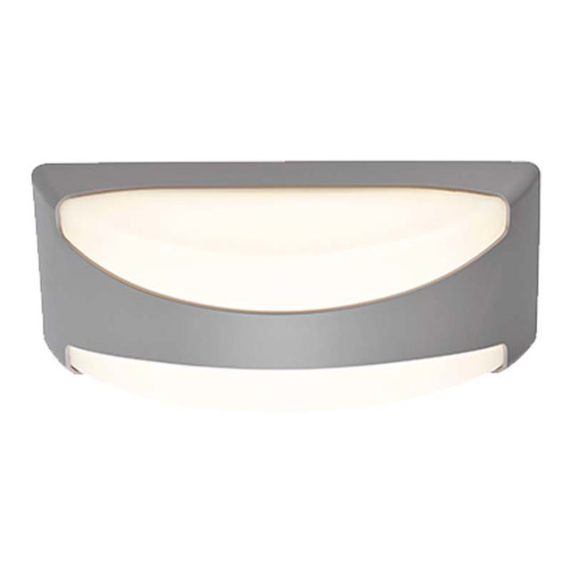 SUNLIGHT 1xE27 WALL LIGHT UP & DOWN DARK GREY IP65 L320xW132xH130MM