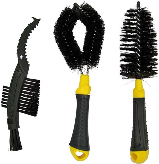 DUNLOP BRUSH SET BICYCLE 3PCS 23X5Χ33CM